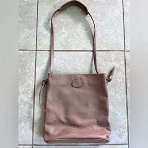 M.I.L.A Jackie Luxury Crossbody Bag - Genuine Leather - Blush